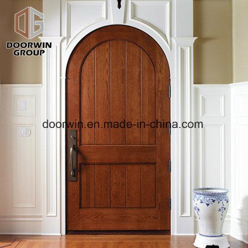 DOORWIN 2021Round Top Solid Wood Entry Door - China Garage Door, Garage Doors for Luxurious Villa