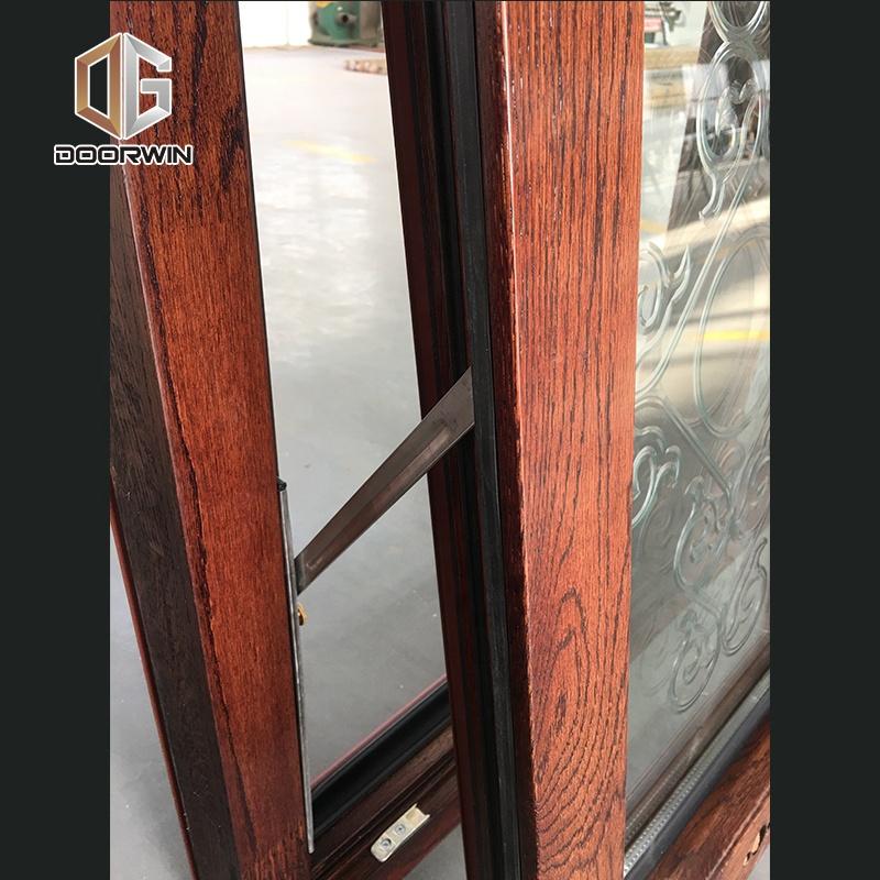 DOORWIN 2021San Diego best selling products aluminum clad timber window 3 glass windows by Doorwin on Alibaba