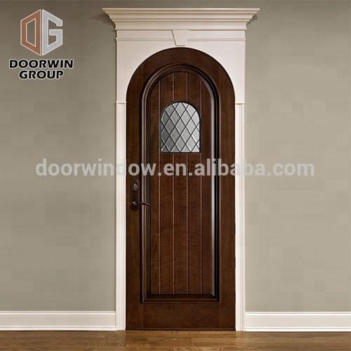 DOORWIN 2021SanFrancisco office Solid Wood Wine Cellar Door with Insulated Decorative Glassby Doorwin