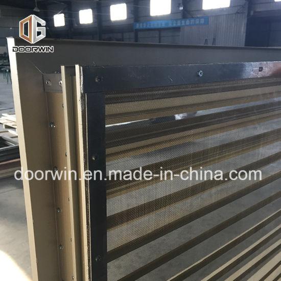 DOORWIN 2021Shutter Aluminum Window - China White Color Window, Louver Screen