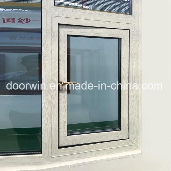DOORWIN 2021Single Glass Panel Aluminum Window with Wood Grain Color Finishing - China Outswing Window, Wood Grain Color Finishing