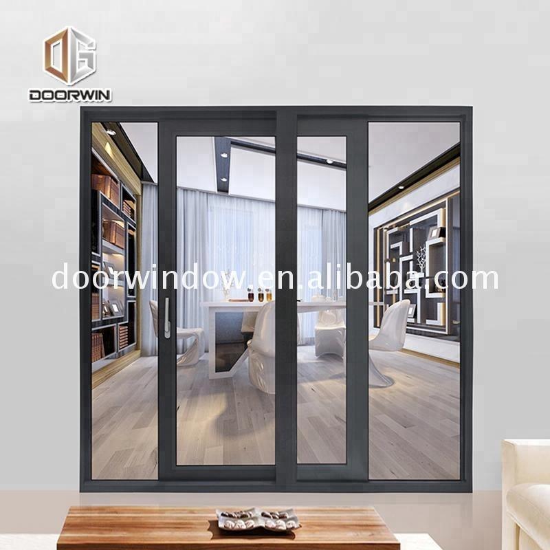 DOORWIN 2021Sliding glass doors with built in blinds wooden almirah designs wheels