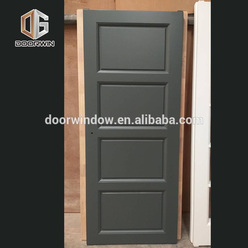 DOORWIN 2021Smooth Finish Solid Wood Interior Plantation single leaf wooden doorby Doorwin