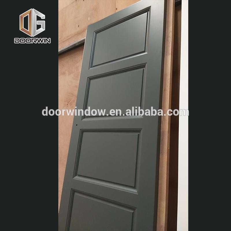 DOORWIN 2021Smooth Finish Solid Wood Interior Plantation single leaf wooden doorby Doorwin