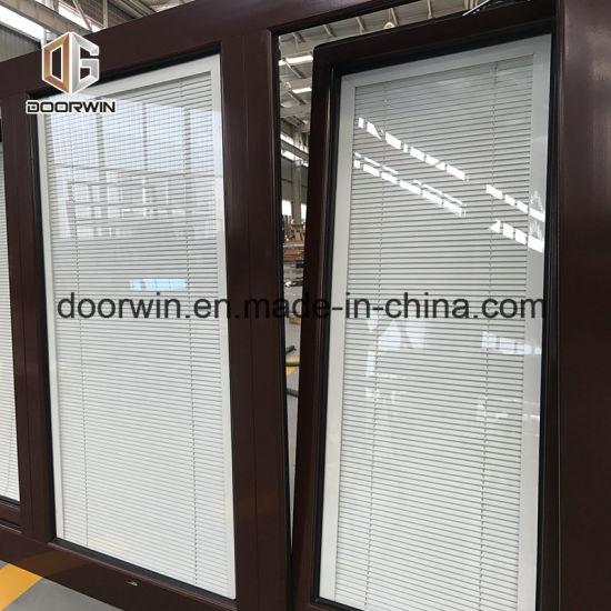 DOORWIN 2021Solid Oak Wood Window with Built in Shutter - China Tilt Turn Window, Double Opening Casement Door
