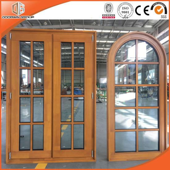 DOORWIN 2021Solid Pine / Larch Wood Casement and Fixed Window with Full Divided Light - China Wooden Window, Wood Casement Window