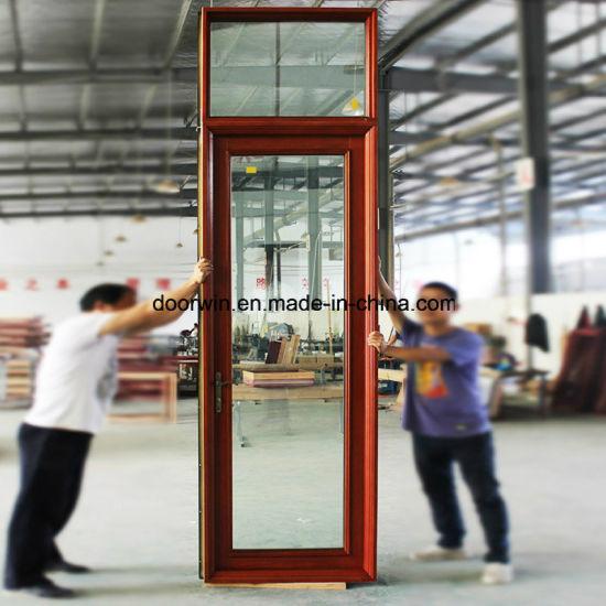 DOORWIN 2021Solid Timber Aluminum Patio Glass Door, Top Quality Thermal Break Aluminium Door with Double Glazing Glass - China Wood Clad Alu Door, Alu Clad Wood Glass Door