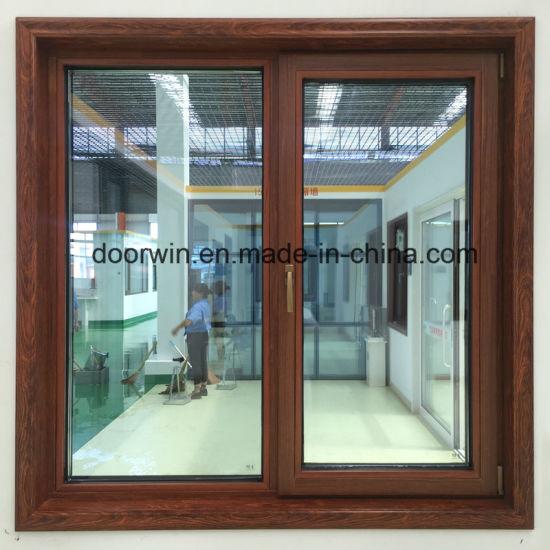 DOORWIN 2021Solid Wenge Wood Clad Thermal Break Aluminum Window - China Double Glazed Windows, D Glazing Swing Window