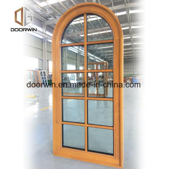 DOORWIN 2021Solid Wood Arched Design Solid Wood Window - China Arched Windows That Open, Aluminum Arch Window