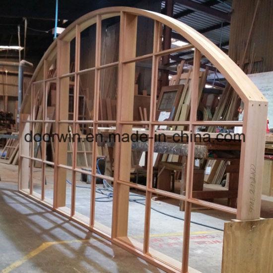 DOORWIN 2021Solid Wood Arched Design with Colonial Bars - China Arch Window Design, Arch Window Grill Design