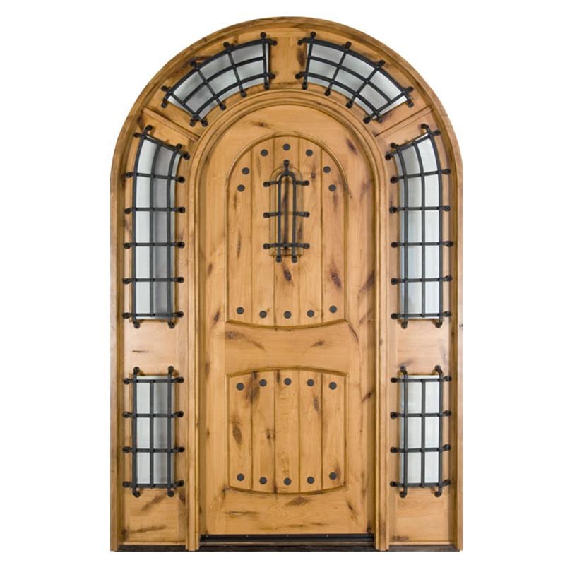 DOORWIN 2021Solid Wood Arched Exterior Door by Doorwin on Alibaba