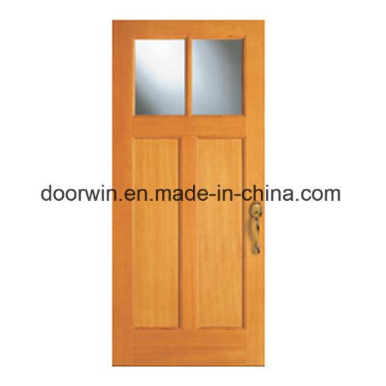 DOORWIN 2021Solid Wood Entrance Door with Sidelite, Craftsman Door - China European Style French Door, Exterior Commercial Glass Door
