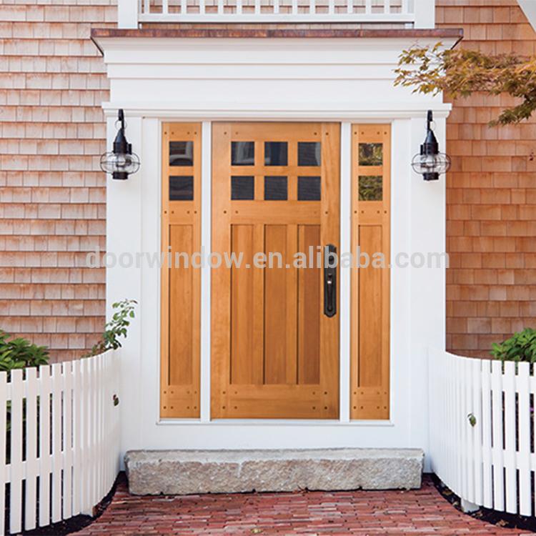 DOORWIN 2021Solid Wood Single Exterior Swing Craftsman Doors exterior single french doorby Doorwin