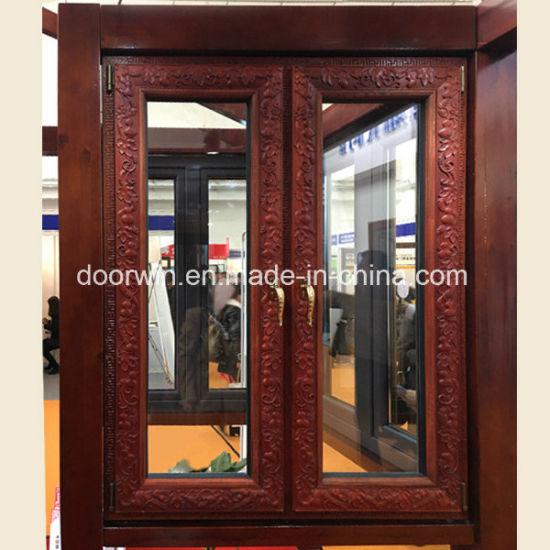 DOORWIN 2021Solid Wood Windows - China Fixed Round Window, Arched Window with Grill Design