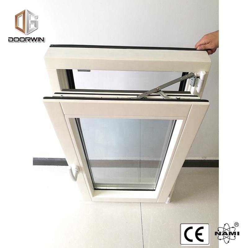 DOORWIN 2021Solid Wood frame Window With Exterior Aluminum Cladding French Window by Doorwin