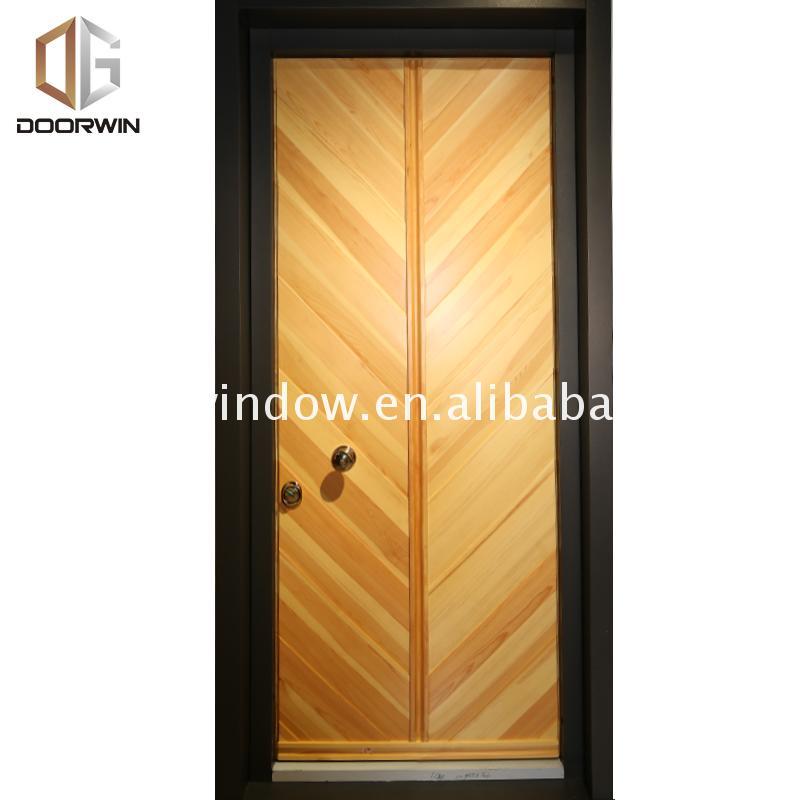 DOORWIN 2021Sound proof door solid wood window and timber by Doorwin on Alibaba