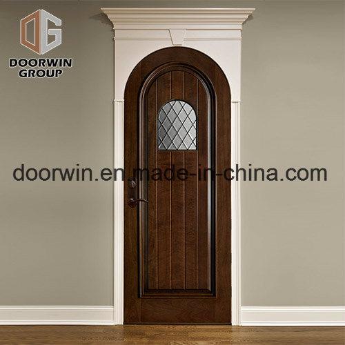 DOORWIN 2021Soundproof Bedroom Solid Oak Wood Door with Arched Top Design - China Entry Door, French Entry Door