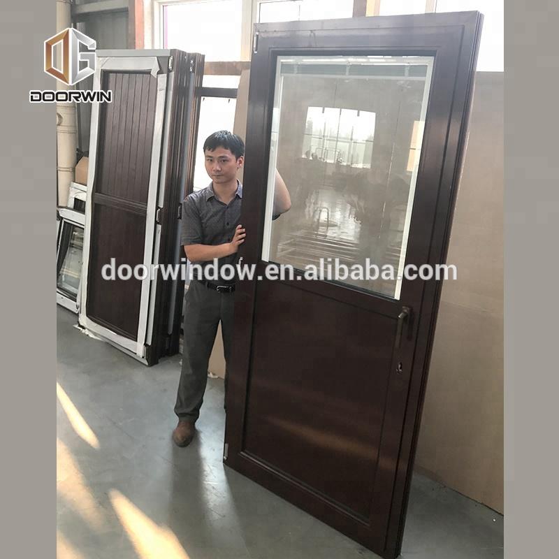 DOORWIN 2021Super September Purchasing Casement shutter door built-in louvers window aluminum swing doors by Doorwin on Alibaba