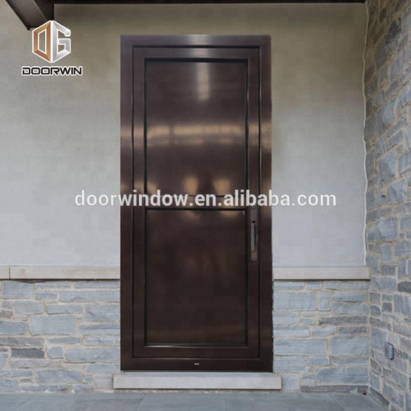 DOORWIN 2021Super September Purchasing Casement shutter door built-in louvers window aluminum swing doors by Doorwin on Alibaba