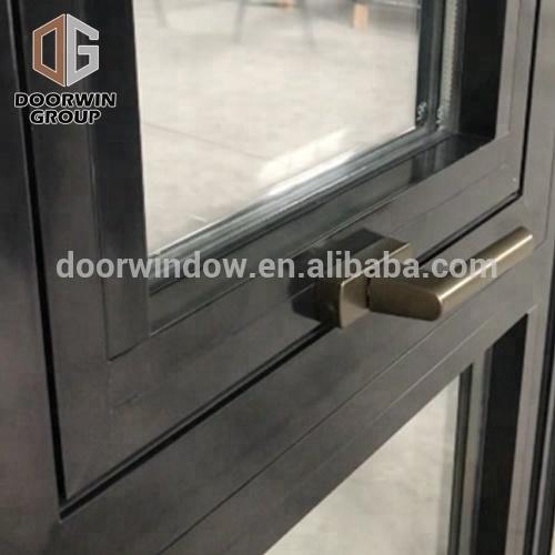 DOORWIN 2021Super September Purchasing European popular powder coating paint color thermal break black aluminum windows by Doorwin