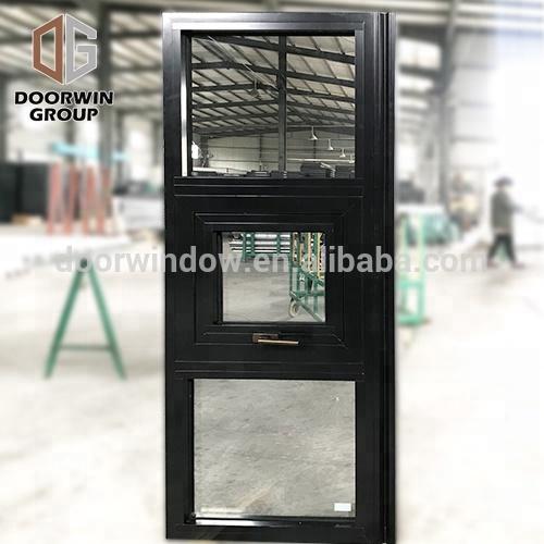 DOORWIN 2021Super September Purchasing European popular powder coating paint color thermal break black aluminum windows by Doorwin