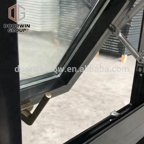 DOORWIN 2021Super September Purchasing European popular powder coating paint color thermal break black aluminum windows by Doorwin