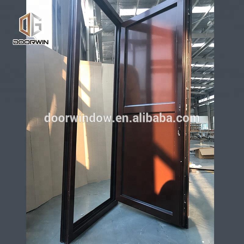 DOORWIN 2021Super September Purchasing Exterior solid oak door with built in shutter by Doorwin on Alibaba