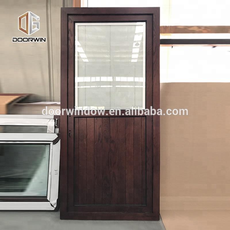 DOORWIN 2021Super September Purchasing Toronto Modern wood door luxury interior wood door louvers hinged doors by Doorwin on Alibaba