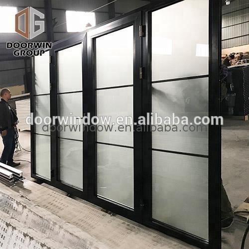 DOORWIN 2021Super September Purchasing Wrought iron doors and windows hinged door price woodgrain casement wooden grain aluminum residential by Doorwin on Alibaba