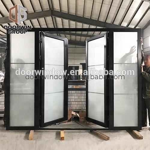 DOORWIN 2021Super September Purchasing Wrought iron doors and windows hinged door price woodgrain casement wooden grain aluminum residential by Doorwin on Alibaba