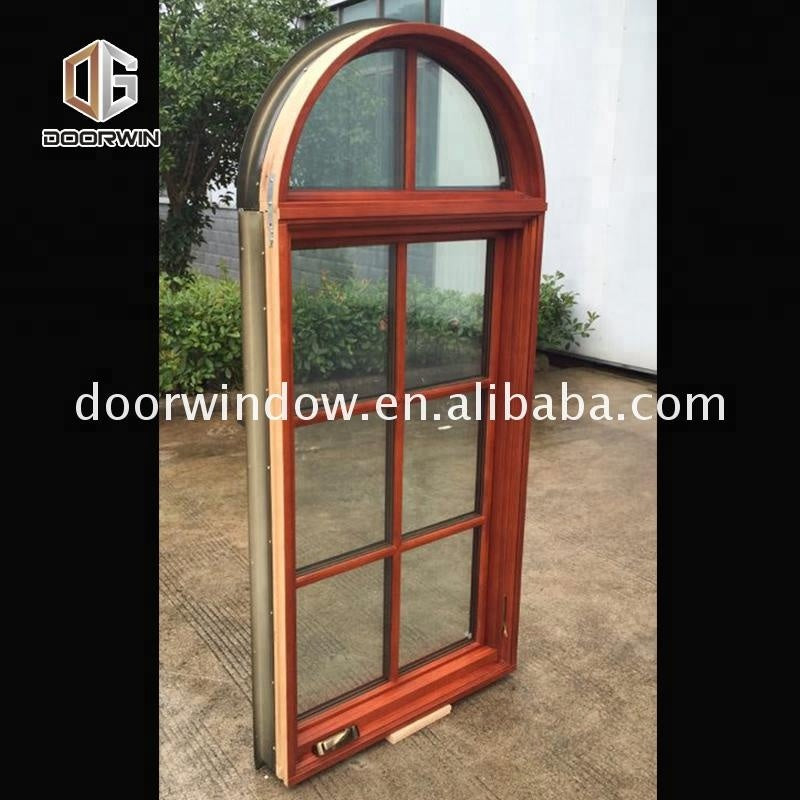 DOORWIN 2021Super September Purchasing solid wood crank open window arch window design by Doorwin on Alibaba