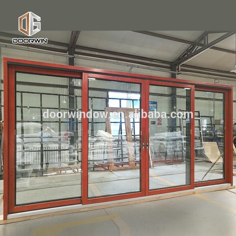 DOORWIN 2021Super Wide Heavy Duty 4 panel sliding patio doors European Standard 3-track door by Doorwin on Alibaba