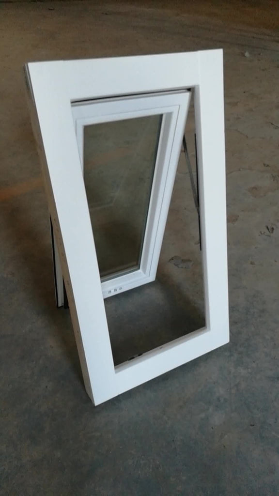 DOORWIN 2021white stain wood aluminum asian style double glazing good sealed awning windows made by china factory