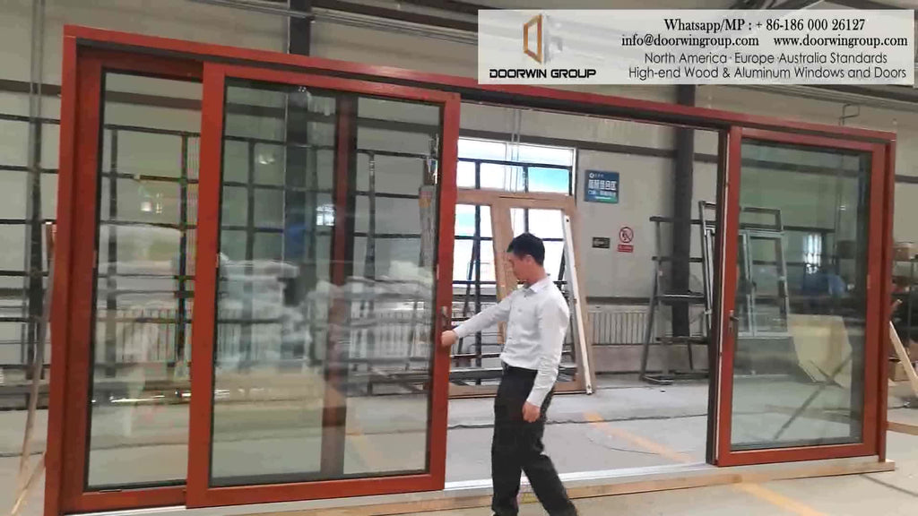 DOORWIN 2021Energy saving Australia standard Aluminum glass sliding doors efficient Double Glazing door by Doorwin on Alibaba