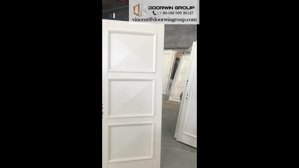 DOORWIN 2021Panel door oval glass entry one way