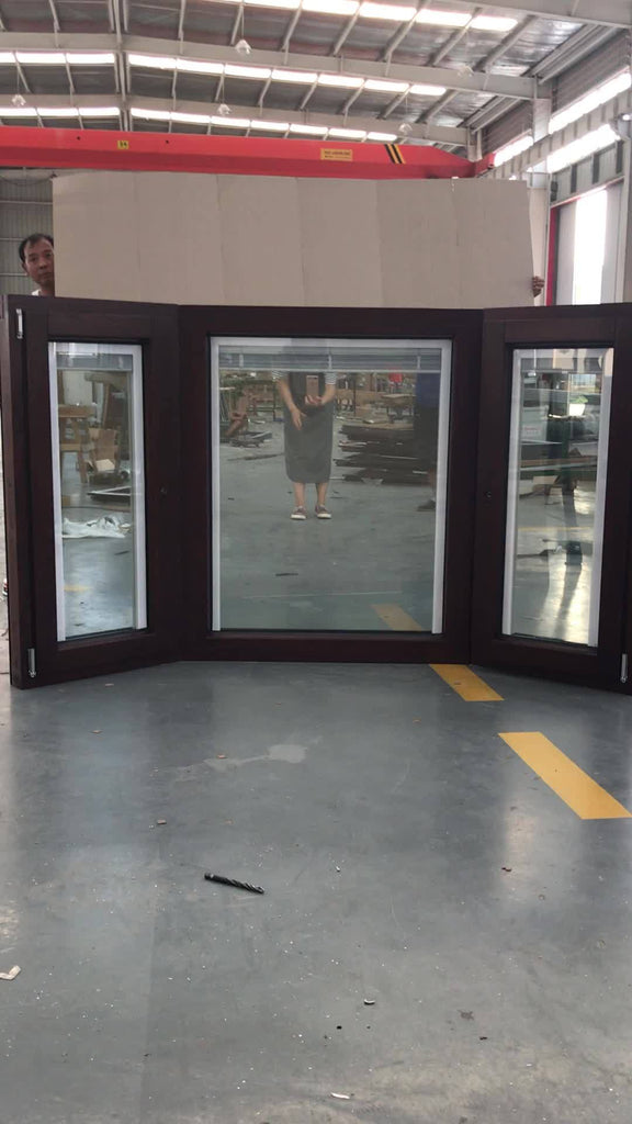 DOORWIN 2021Wooden frame casement windows door and window design for