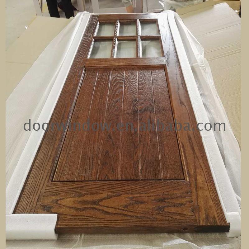 DOORWIN 2021Teak wood double door design price swinging interior french doors by Doorwin on Alibaba