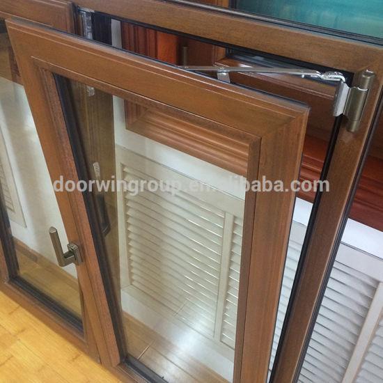 DOORWIN 2021Tempered Double Glazing Low-E Coated Tilt and Turn Window with Roto Hardware Made in China - China Tilt and Turn Window Hardware Roto, Aluminum Window