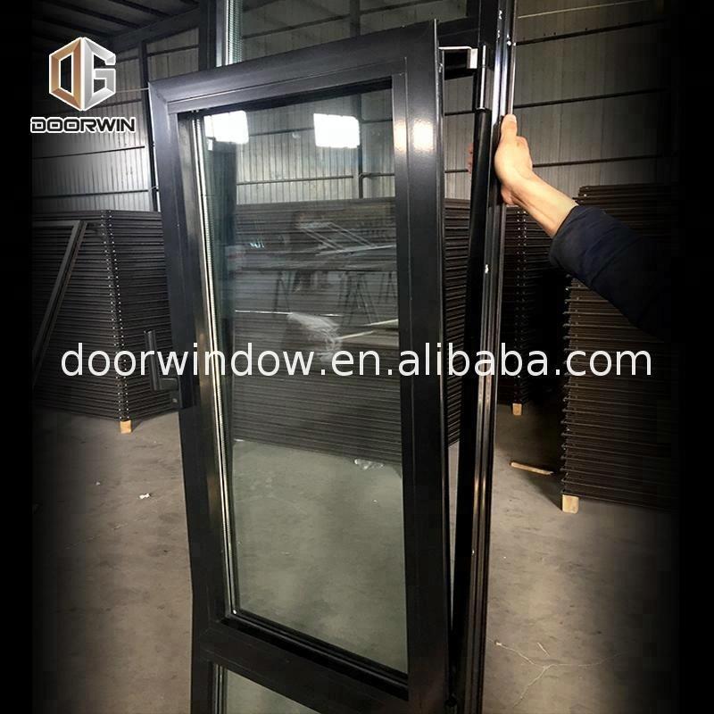 DOORWIN 2021The newest Customised aluminum inswing casement windows and doors Chinese factory outswing Casement Entry Open Styleby Doorwin on Alibaba