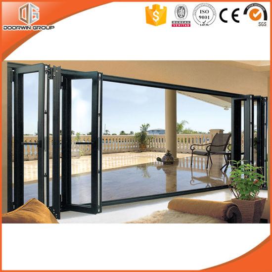 DOORWIN 2021Thermal Break Aluminium Bifold Glass Door for Villa - China Aluminum Bifold Door, Aluminum Bifolding Door