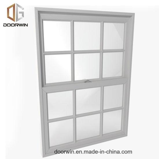 DOORWIN 2021Thermal Break Aluminum Single Hung Double Glass Window - China Aluminum Single Hung Window, Vertical Sliding Window