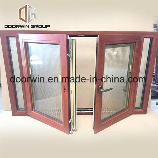 DOORWIN 2021Thermal Break Aluminum Window with Interior Oak Wood Cladding - China Aluminium Windows Powder Coating, Latest Window Designs