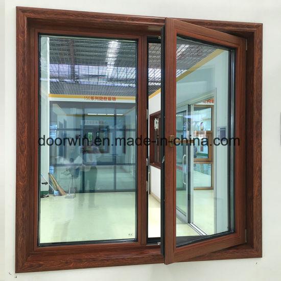DOORWIN 2021Thermal Break Aluminum Window with Interior Solid Wood Clading - China Tilt and Turn Window, Latest Window Designs