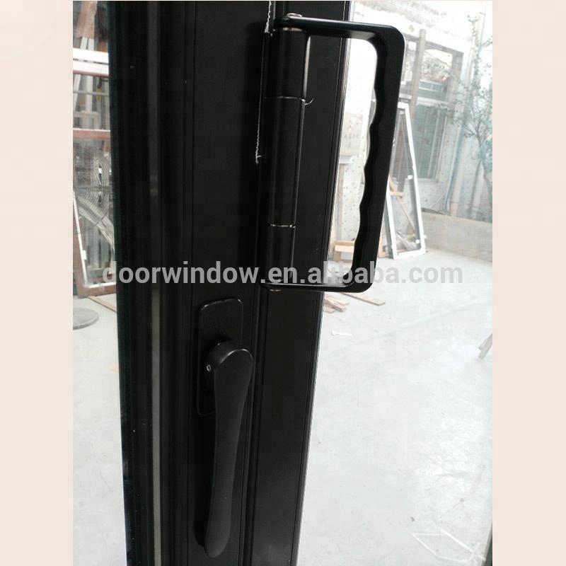 DOORWIN 2021Thermal break aluminum bi folding door with Korea hardware by Doorwin