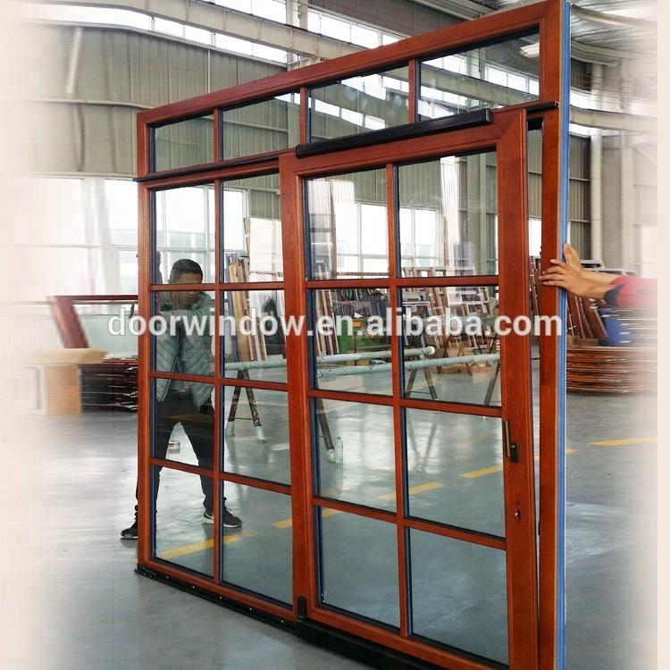 DOORWIN 2021Tilt & slide door stained glass sliding doors stacking by Doorwin on Alibaba