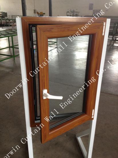 DOORWIN 2021Top Quality UPVC Casement Window with Wood Color Finishing, Good Quality PVC Casement Window for Fabricated/Container House - China UPVC Casement Window, UPVC Window