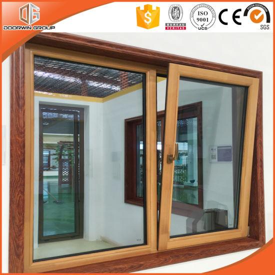 DOORWIN 2021Top Quality Wood Cladding Aluminum Window Made in China - China Wood Cladding Aluminum Window, Wood Color Aluminum Round Window