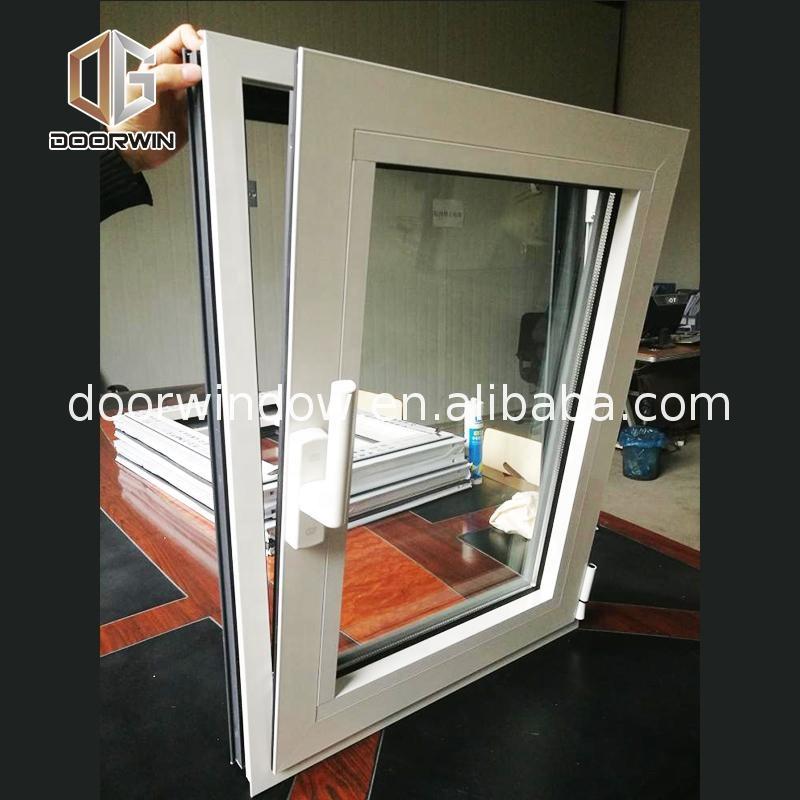 DOORWIN 2021Top grade aluminum tilt turn white powder coating finish tilt-turn casement windows