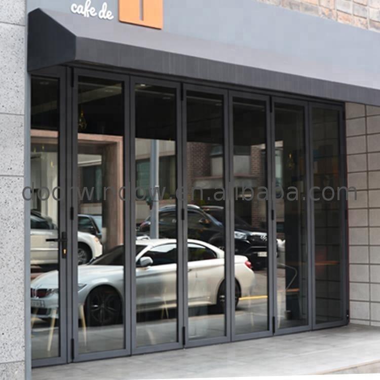 DOORWIN 2021Top quality thermal break aluminium bi-folding glass doors by Doorwin on Alibaba