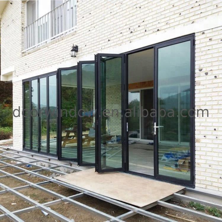 DOORWIN 2021Top quality thermal break aluminium bi-folding glass doors by Doorwin on Alibaba